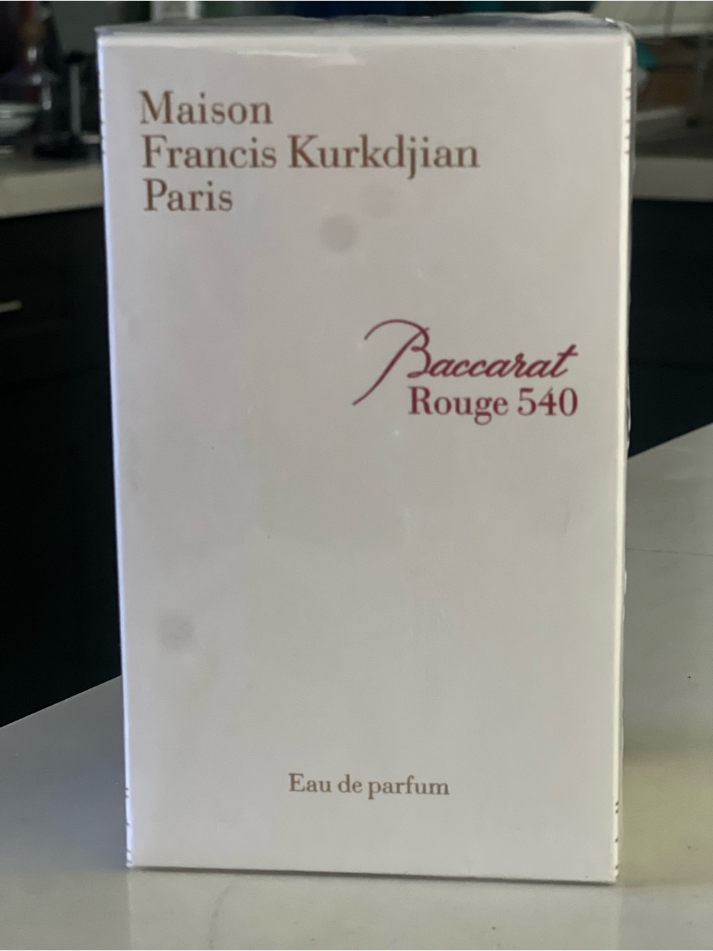 Maison Francis Kurkdjian Baccarat Rouge 540 Box and Bottle - White & Red & Gold